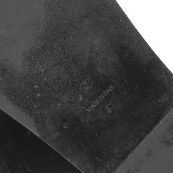 Chanel Crystal Dad 37 Quilted Leather Lambskin Flats Sandals CC-0519N-0182 - Picture 11 of 11